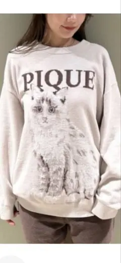 gelato pique CATジャガードプルオーバー ＆ ショートパンツ