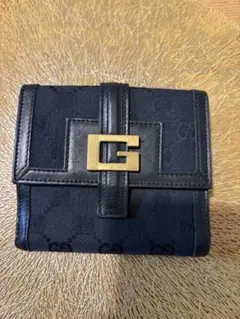 GUCCIブラック 二つ折り財布のサムネイル