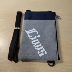 Lions 小型ナイロンチケットショルダー グレー/ネイビー