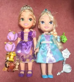 ディズニープリンセス ティータイムセット　コストコ　ラプンツェル　エルサ