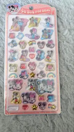 うるちゅるポップシール　ミッキー&ミニー