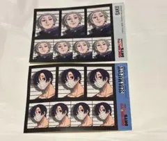 SAKAMOTODAYS 証明写真風ステッカー　楽・真冬　2枚セット
