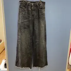 DIESEL ワイドデニムパンツ ブラック W28