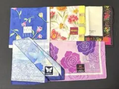 新品未使用品 ブランドハンカチ 5枚セット