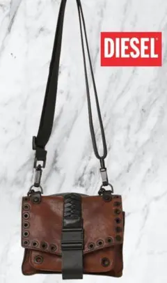 【希少】DIESEL Archive leather shoulder bag