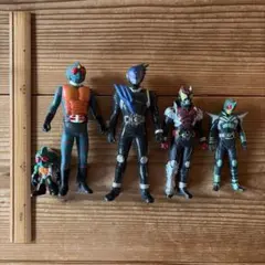 仮面ライダー 5体 フィギュア ソフビ