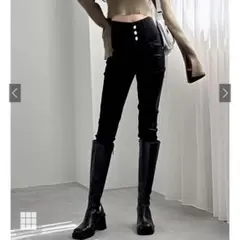 GRL ハイウエストスキニーパンツ cu38