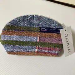 さき織り　ポーチ