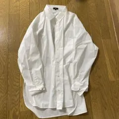 PLST ホワイト 長袖シャツ S