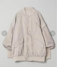 JEANASIS ミリタリーデザインブルゾン