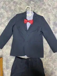 キッズ フォーマルスーツ セット ネイビー　H&M