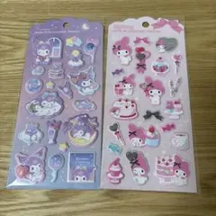 【正規品】サンリオ ジュエルマシュマロステッカー マイメロ、クロミ　2枚セット