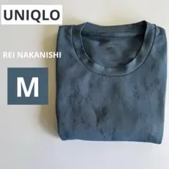 ユニクロ ドライEXクルーネックTシャツ 中西伶コラボ メンズM ライトブルー