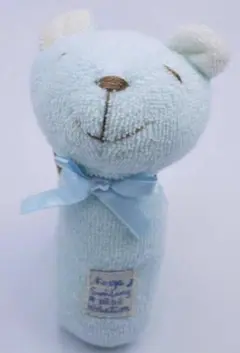 水色クマ型ぬいぐるみ