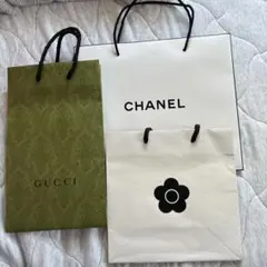GUCCI CHANEL MARY QUANT ショッパー 紙袋 セットのサムネイル