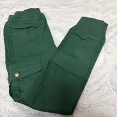 Reboot 140サイズ ダークグリーン 長ズボン ポケット付き