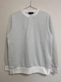 TAKAQ 幾何柄ジャガード トップス　M