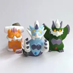 フィギュア ボルトロス　トルネロス　ランドロス　指人形　ポケモンキッズ　ソフビ