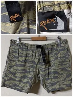 Rokx メンズXL ハーフパンツ　タイガーカモフラージュ　総柄　ロックスのサムネイル