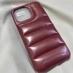 Rai様　iPhone15promaxケース　ダウンジャケット　シルバーもこもこ