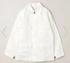 コットン ワーク ジャケット　ホワイト