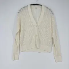 UNIQLO ユニクロ アイボリー カーディガン Mサイズ