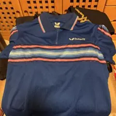 Butterfly ストライプ ポロシャツ ゲームシャツ