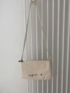 agnès b. ショルダーバッグ アイボリー