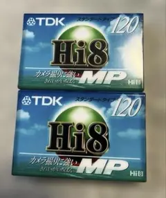 TDK Hi8 MP 120分テープ 2本セット - メルカリ