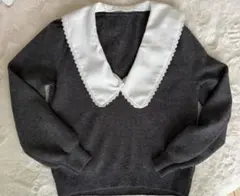 Bibiy. DOMINIQUE KNIT グレー - メルカリ