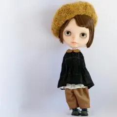 ブライスアウトフィット　ペチ付き切り替えワンピースとパンツセット　ブラック