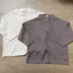 DAILY LINE チェック柄 長袖カットソー 80