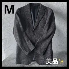 【美品✨️】ニューヨーカー ダークブラウン テーラードジャケット ウール 秋冬 M