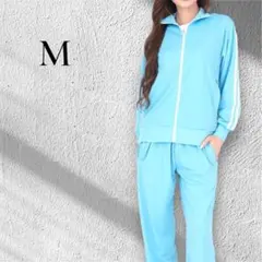 上下セット 2本ライン 芋ジャージ メンズ レディース　Mのサムネイル