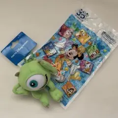 【新品】ディズニーランド　マイク・キーホルダー ぬいぐるみ