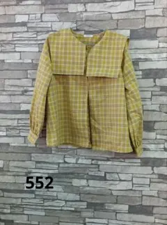 チェック柄長袖シャツ Lサイズ