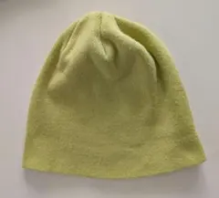 ライムグリーン ニット帽