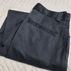 ネイビー ワイドパンツ