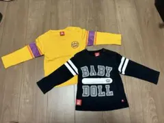 ベビードール BABY DOLL 長袖カットソー 2枚セット