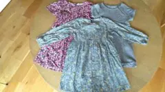 【美品】キャサリンコテージ、GAP、H&M120～130春夏ワンピース3着セット