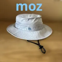 【新品】MOZ モズ サックス キッズ 帽子 ハット 綿100% あご紐のサムネイル