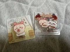 ちいかわアクリルシーンクリップ 2種セット 古本屋　かにちゃん　モモンガ　未使用