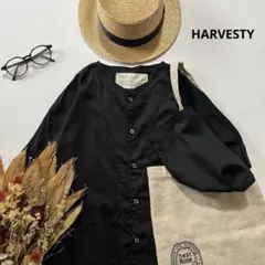 HARVESTY ノーカラージャケット ブラウン系 - メルカリ