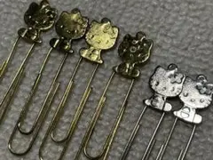 サンリオプレミアムオマケ 昭和レトロ クリップ6個セット 金 銀 2000のサムネイル