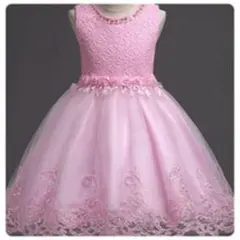 キッズドレス　ピンク　110cm