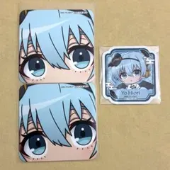 ブルーロック スマイルベースカフェ 天狗茶亭 コースター 特典 ステッカー 氷織