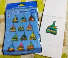 東京ディズニーリゾート　ピンコレクション　シンデレラ城　スチーマーライン　ルーイ