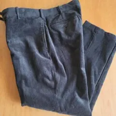 UNIQLO　メンズ ダークグレー コーデュロイパンツ 調整可能