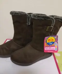 MOONSTAR 防水防滑ブラウンブーツ