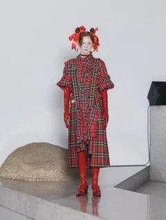 〈KIDILL〉22SS ハーネスプリーツスカート